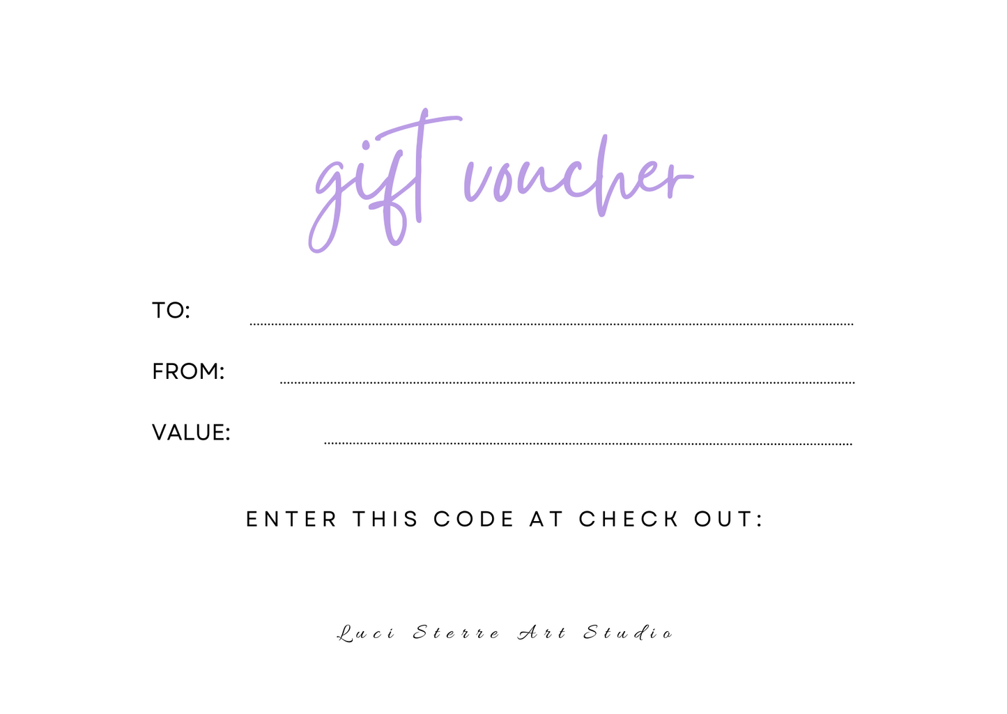 Gift voucher