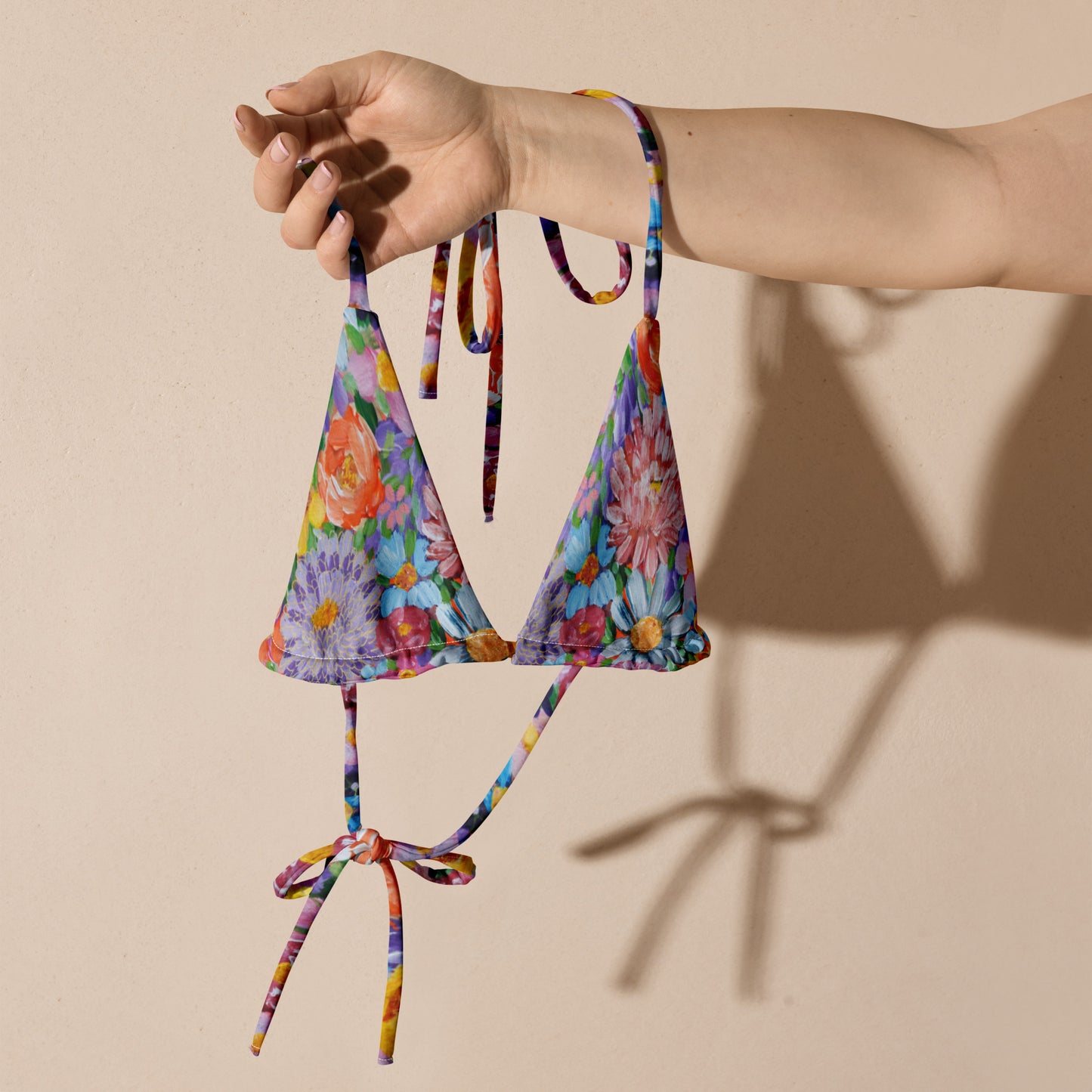 The ultimate Spring fling ❣️ recycled bikini top