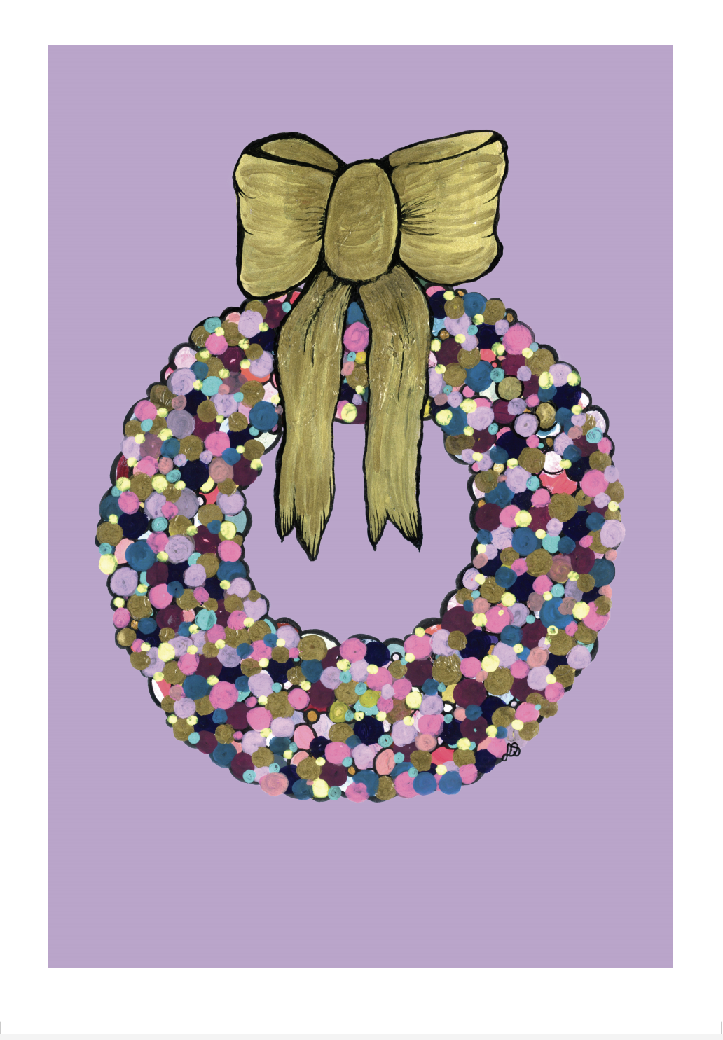 Bauble wreath