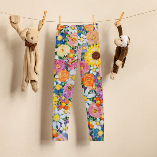 Floral Kid's Leggings The abundant one